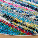 Safavieh Fiesta Shag 6'-7" x 6'-7" Rug in Multi