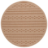 Safavieh Sisal All-Weather 6'-7" x 6'-7" Rug in Natural / Brown