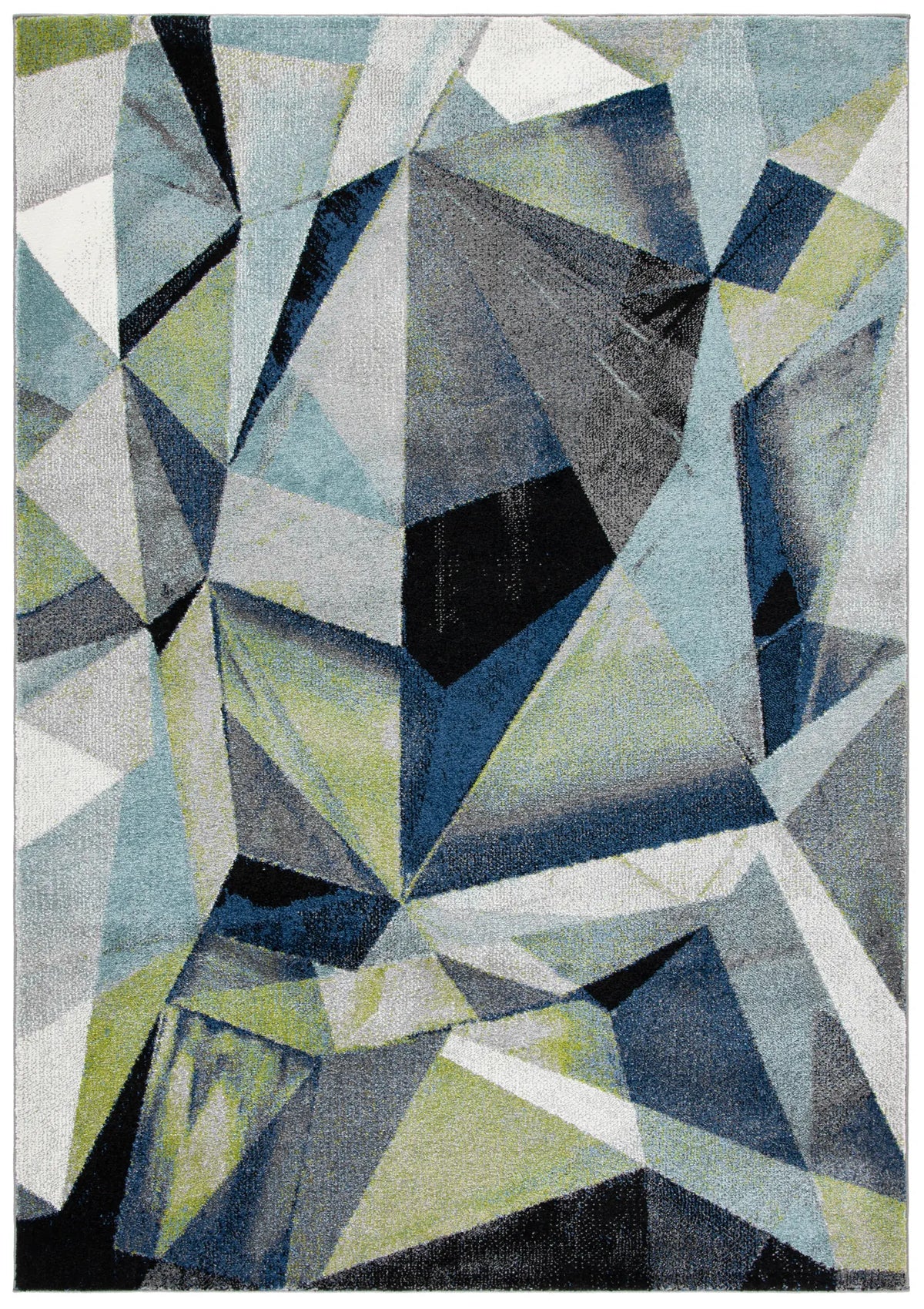 Safavieh Porcello 4'-0" x 6'-0" Rug in Grey / Blue