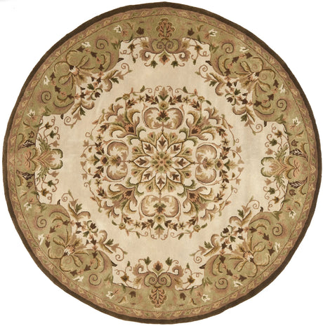 Safavieh Heritage 8'-0" x 8'-0" Rug in Beige / Green