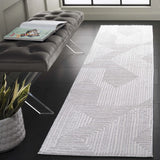 Safavieh Kingston 2'-2" x 8'-0" Rug in Ivory / Light Grey