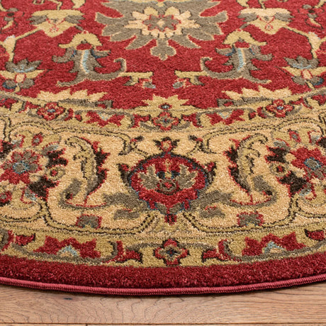 Safavieh Mahal 6'-7" x 6'-7" Rug in Red / Beige