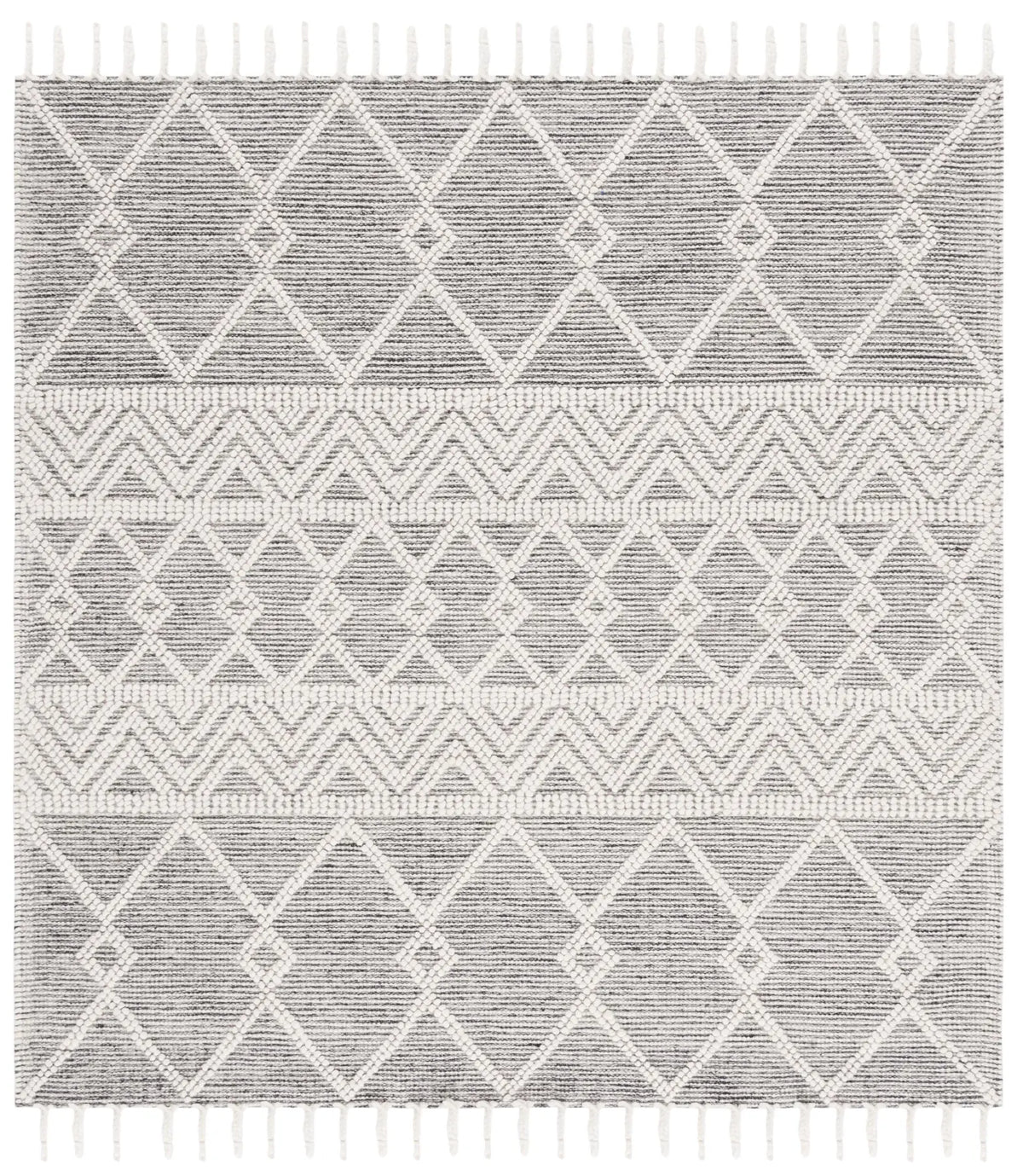 Safavieh Natura 6'-0" x 6'-0" Rug in Ivory / Black