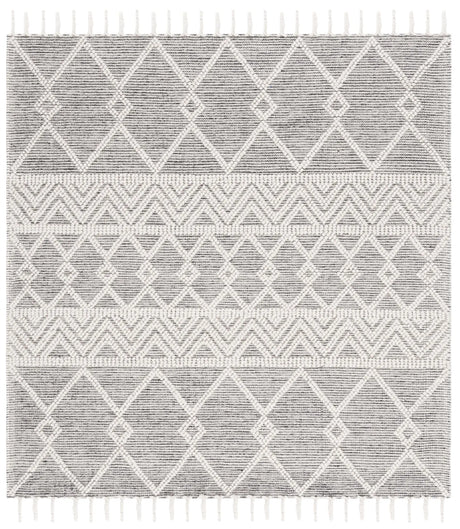 Safavieh Natura 6'-0" x 6'-0" Rug in Ivory / Black