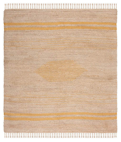 Safavieh Natural Fiber 7'-0" x 7'-0" Rug in Gold / Natural