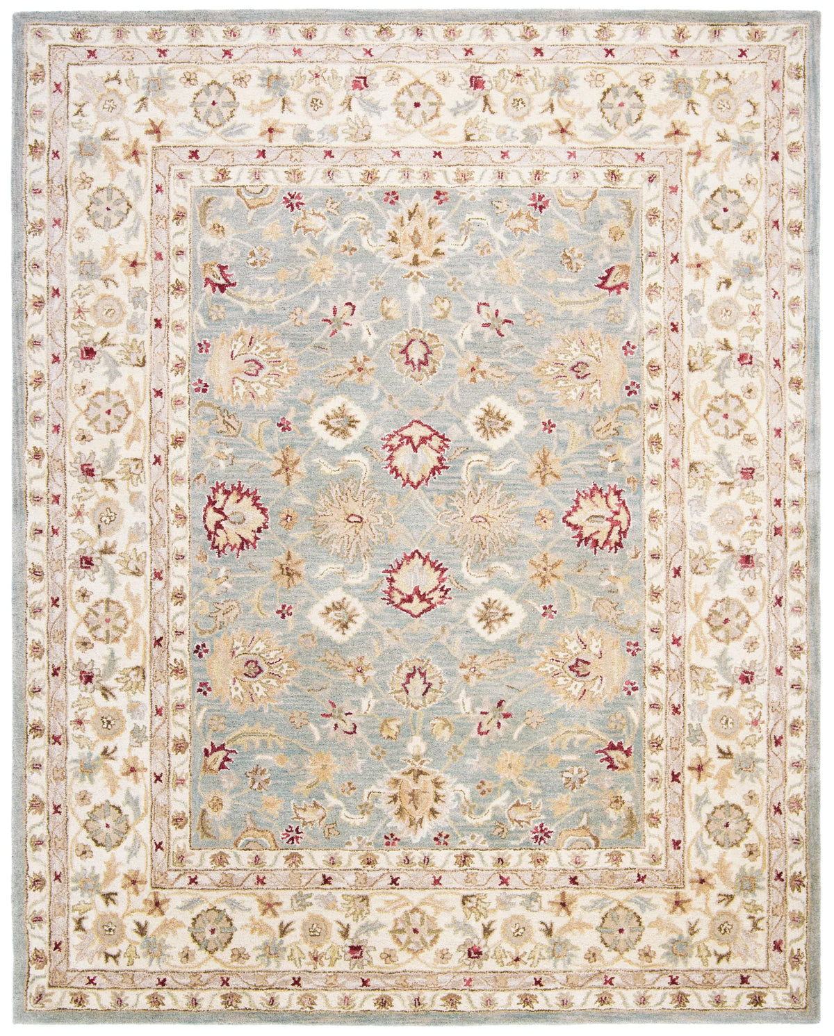 Safavieh Antiquity 9'-6" x 13'-6" Rug in Grey Blue / Beige