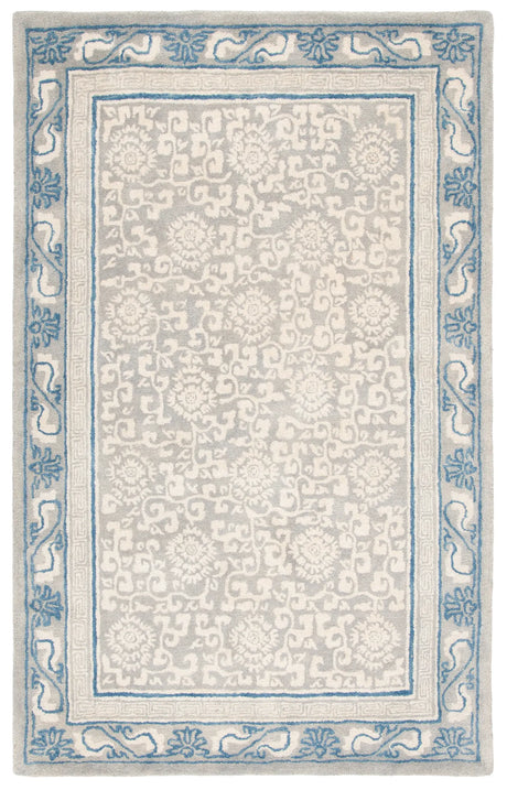 Safavieh Antiquity 4'-0" x 6'-0" Rug in Grey / Ivory