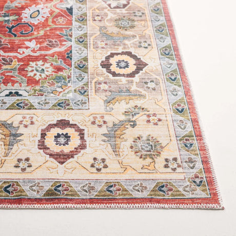 Safavieh Arizona 4'-0" x 6'-0" Rug in Rust / Beige