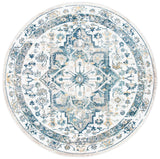 Safavieh Skyler 6'-7" x 6'-7" Rug in Ivory / Navy