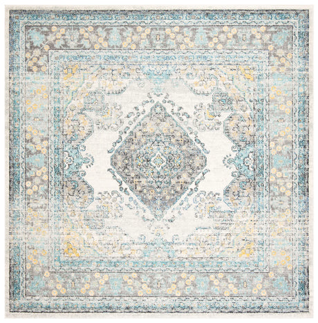 Safavieh Evoke 6'-7" x 6'-7" Rug in Grey / Blue