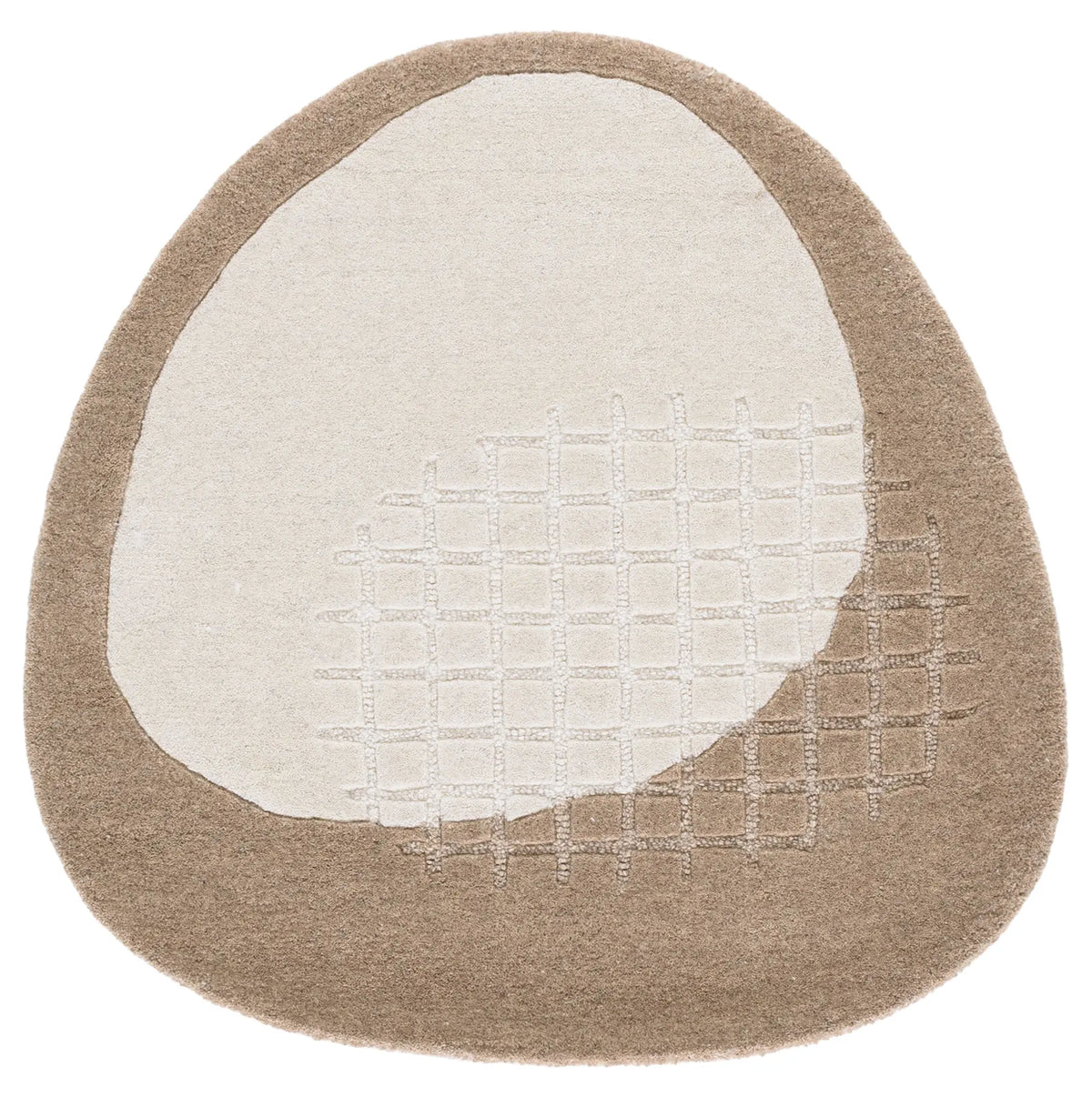 Safavieh Novelty 3'-0" x 3'-0" Rug in Beige / Ivory