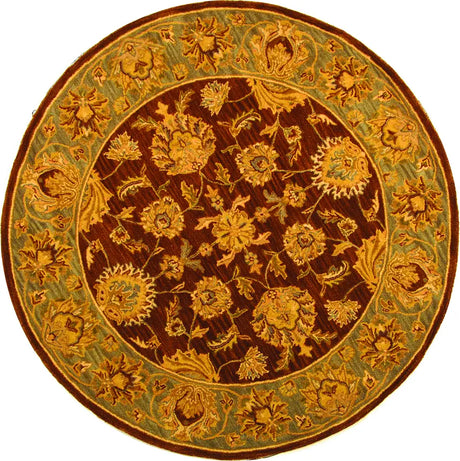 Safavieh Heritage 6'-0" x 6'-0" Rug in Brown / Blue