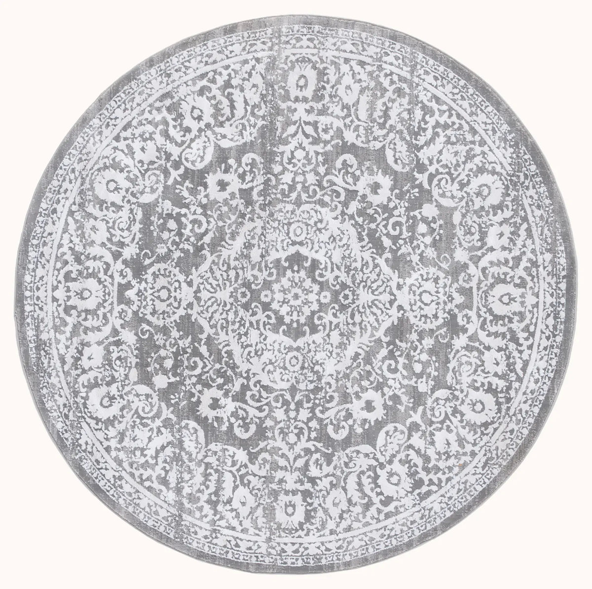 Safavieh Princeton 5'-0" x 5'-0" Rug in Grey / Beige