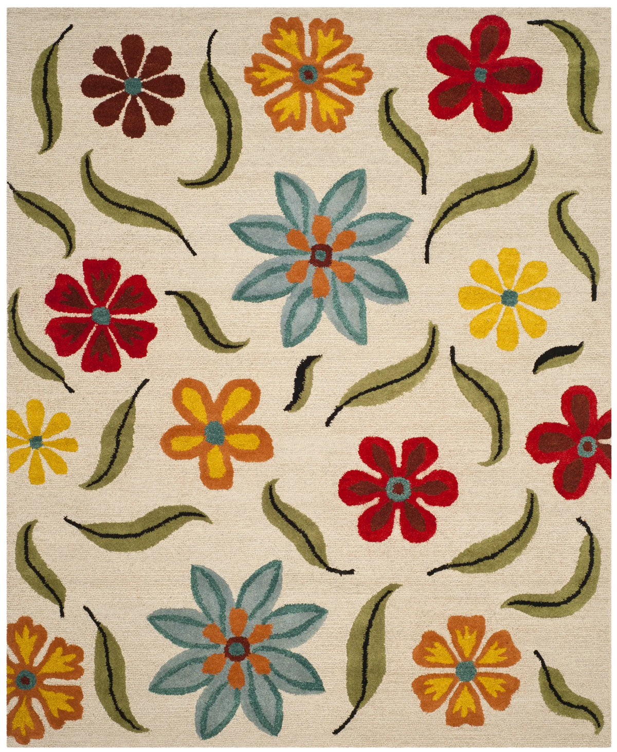 Safavieh Blossom 10'-0" x 14'-0" Rug in Beige / Multi