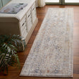 Safavieh Scarlett 400 2'-0" x 8'-0" Rug in Beige / Blue Ivory