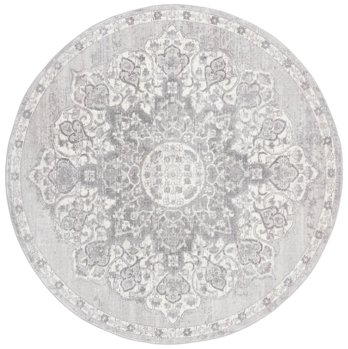 Safavieh Brentwood 10'-0" x 10'-0" Rug in Grey / Ivory