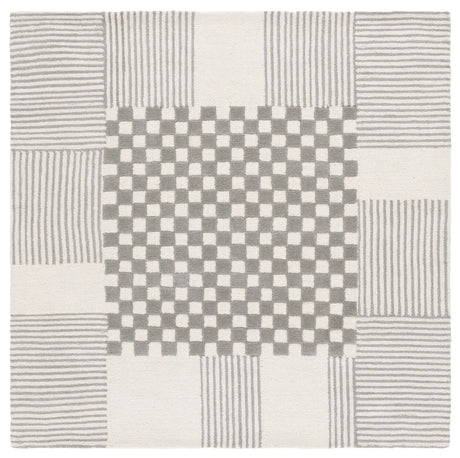 Safavieh Genre 6'-0" x 6'-0" Rug in Grey / Ivory