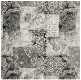 Safavieh Retro 6'-0" x 6'-0" Rug in Cream / Grey