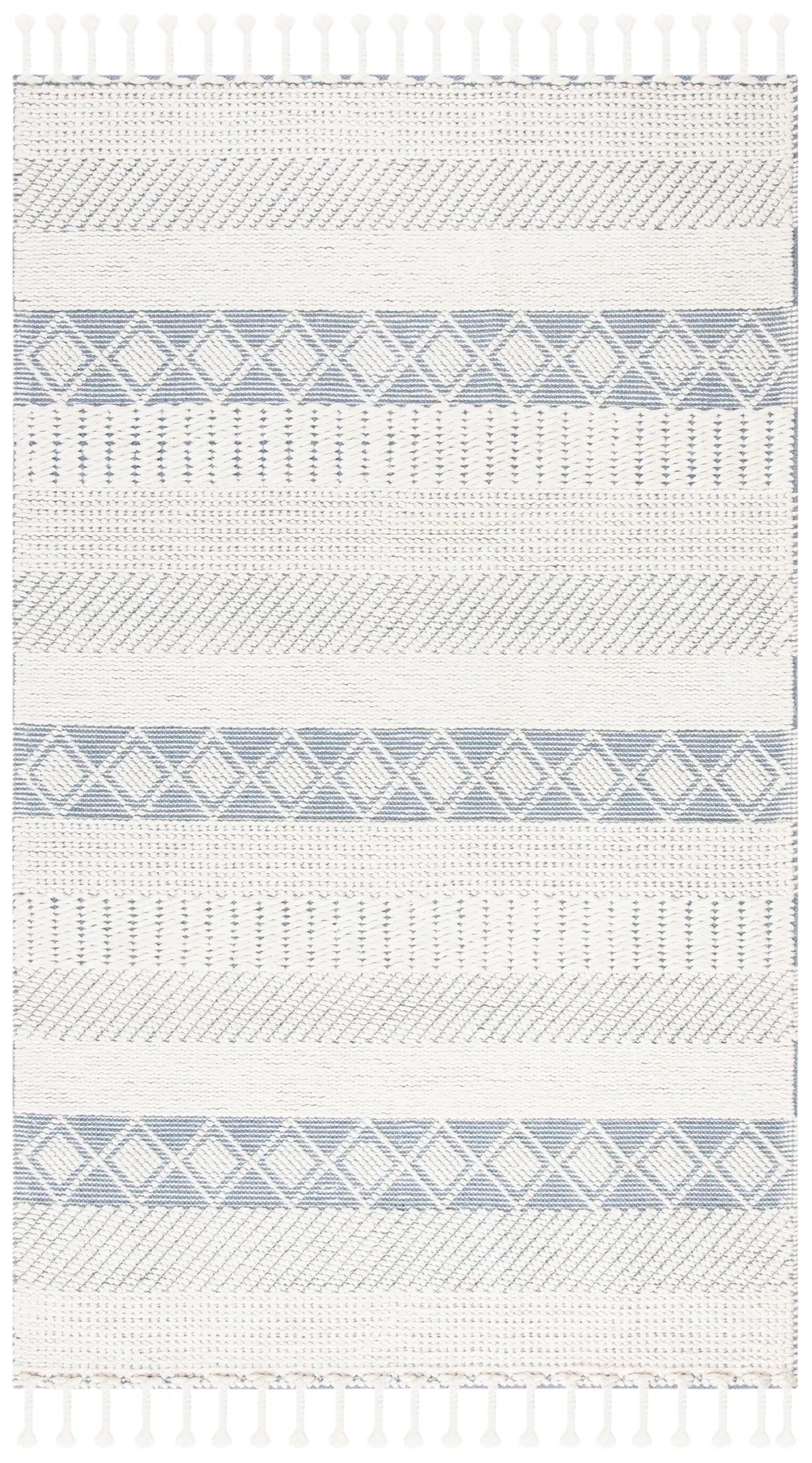 Safavieh Kenya 5'-0" x 8'-0" Rug in Ivory / Blue