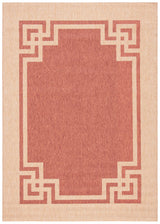 Safavieh Martha Stewart 5'-3" x 7'-7" Rug in Terracotta / Beige