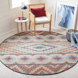 Safavieh Kilim 6'-0" x 9'-0" Rug in Natural / Red