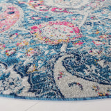 Safavieh Madison 5'-3" x 5'-3" Rug in Blue / Grey
