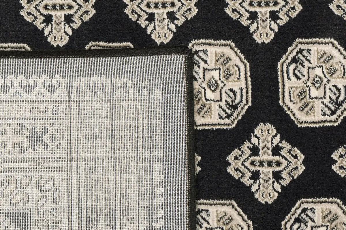 Dynamic Rugs Ancient Garden 57102 Charcoal / Silver Rugs - Corner
