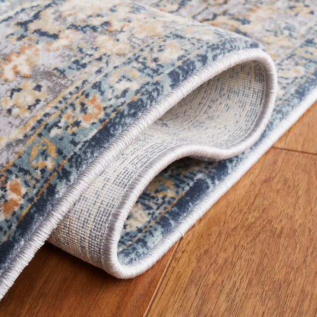 Safavieh Cosmopolitan 600 4'-0" x 6'-0" Rug in Cream / Blue