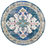 Safavieh Madison 5'-0" x 5'-0" Rug in Navy / Grey