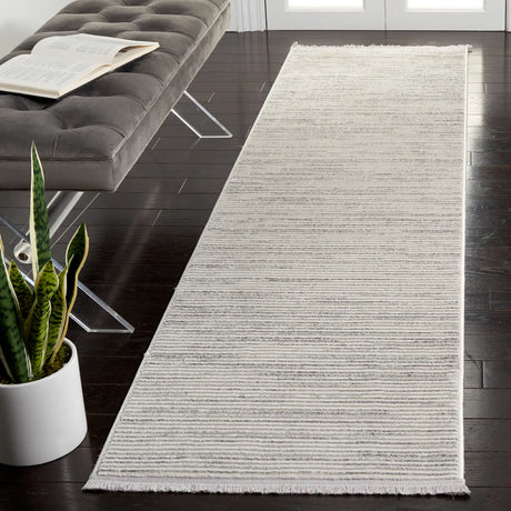 Safavieh Whisper 2'-2" x 6'-0" Rug in Light Grey / Ivory