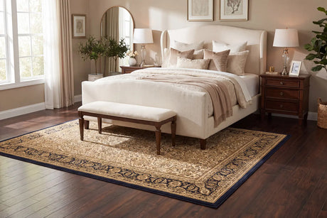Dynamic Rugs Legacy 58004 Ivory Rugs - Room
