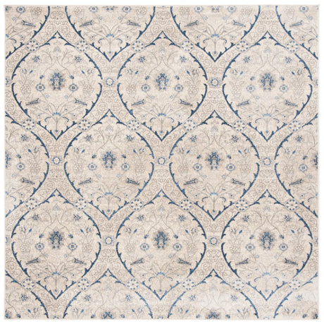 Safavieh Brentwood 6'-7" x 6'-7" Rug in Light Grey / Blue