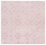 Safavieh Abstract 6'-0" x 6'-0" Rug in Pink / Ivory