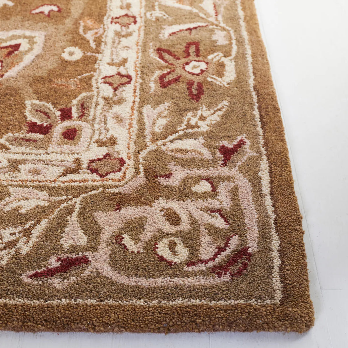 Safavieh Anatolia 4'-0" x 6'-0" Rug in Brown / Green