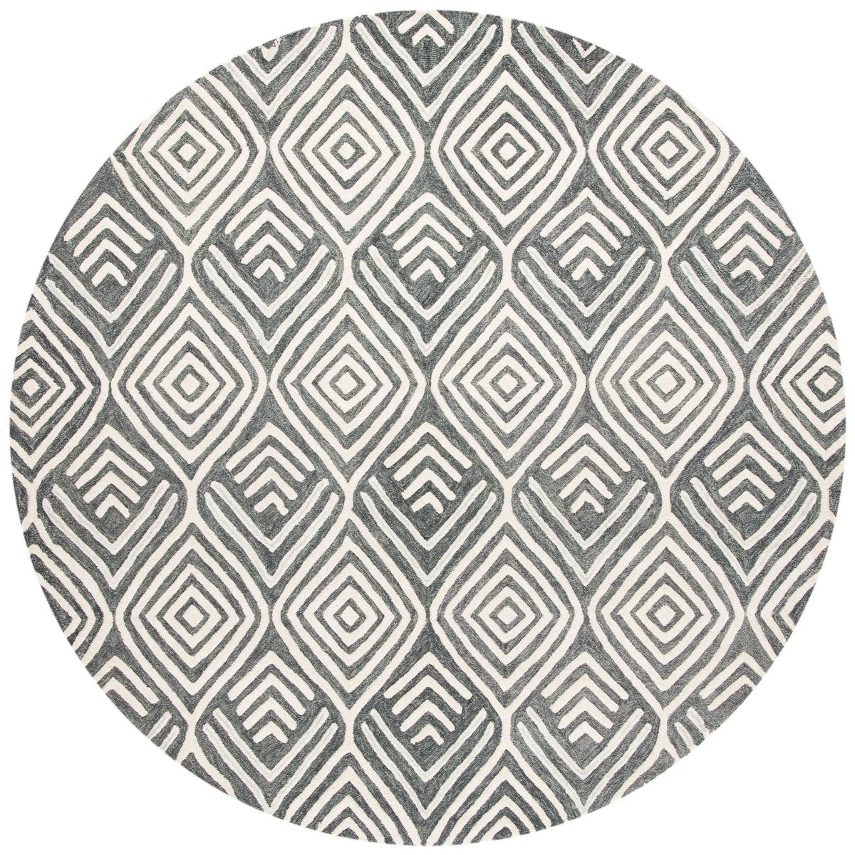 Safavieh Blossom 6'-0" x 6'-0" Rug in Ivory / Grey