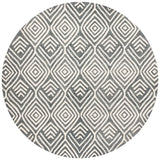 Safavieh Blossom 6'-0" x 6'-0" Rug in Ivory / Grey