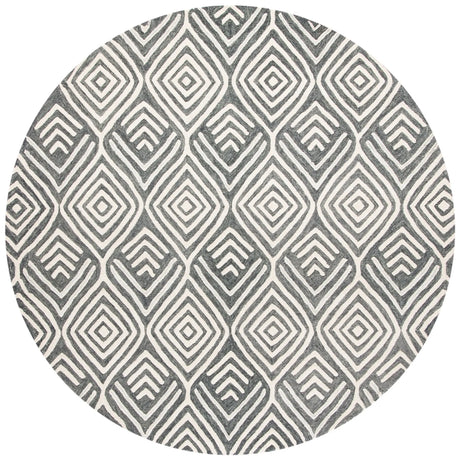 Safavieh Blossom 6'-0" x 6'-0" Rug in Ivory / Grey