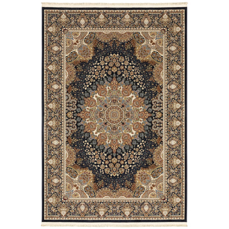 Oriental Weavers Sphinx Masterpiece 1802B Navy/ Multi Rugs - main flat