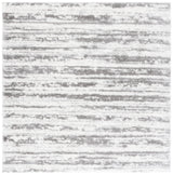 Safavieh Tahoe Shag 6'-7" x 6'-7" Rug in Ivory / Dark Grey