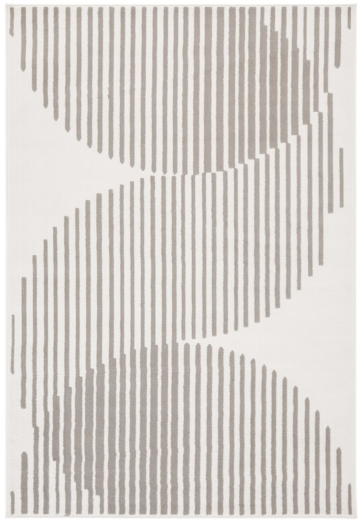 Safavieh Pyramid 4'-5" x 6'-5" Rug in Ivory / Grey