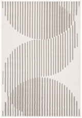Safavieh Pyramid 4'-5" x 6'-5" Rug in Ivory / Grey
