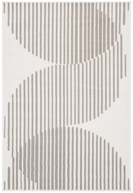 Safavieh Pyramid 4'-5" x 6'-5" Rug in Ivory / Grey