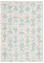 Safavieh Tulum 4'-5" x 6'-5" Rug in Ivory / Turquoise