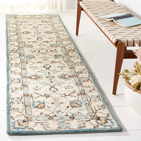 Safavieh Antiquity 2'-3" x 12'-0" Rug in Peacock / Blue