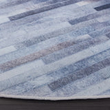 Safavieh Faux Hide 6'-0" x 6'-0" Rug in Light Grey / Grey