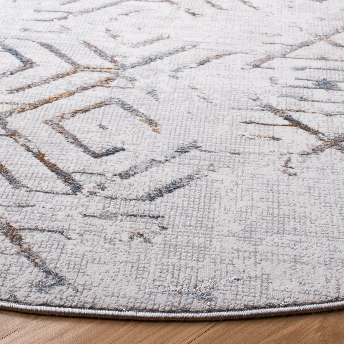 Safavieh Sonoma 6'-7" x 6'-7" Rug in Grey / Ivory