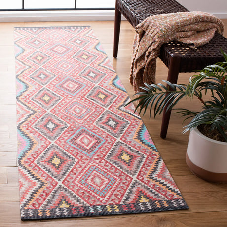 Safavieh Marbella 2'-3" x 8'-0" Rug in Red / Gold