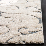 Safavieh Florida Shag 5'-3" x 7'-6" Rug in Beige / Blue Grey