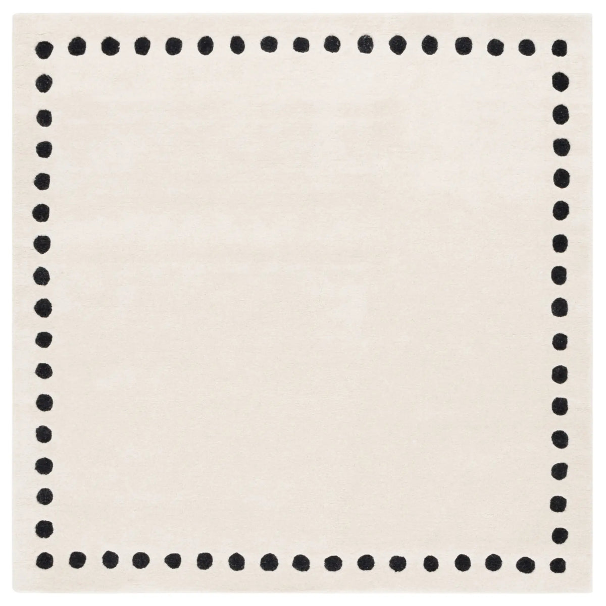 Safavieh Metro 6'-0" x 6'-0" Rug in Ivory / Black