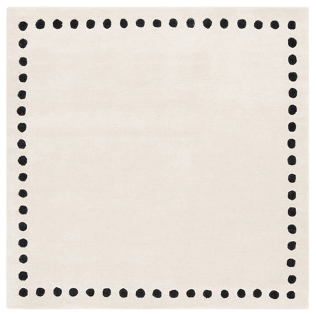 Safavieh Metro 6'-0" x 6'-0" Rug in Ivory / Black